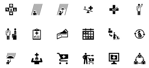 Expanding Health Care Icons