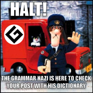 Grammar Nazi image